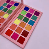 18 Colors Pink Eyeshadows Palette - MSmakeupoem.com