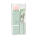 8pcs makeup brushes in a transparent box（Include: Retractable loose powder puff sponge egg eye brush ）