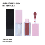 34 Colors Pink Square Cover Big Brush Lip Gloss #1-30