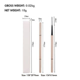 7 colors double-ended golden eyebrow pencil