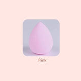 7 color drop-shaped beauty egg (with round clear plastic box)