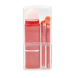 8pcs makeup brushes in a transparent box（Include: Retractable loose powder puff sponge egg eye brush ）